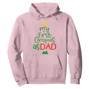 My First Christmas As Dad Family Matching Hoodie TS09 Light Pink Print Your Wear