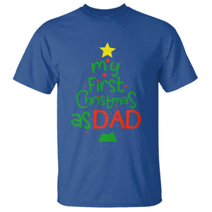 My First Christmas As Dad Family Matching T Shirt TS09 Royal Blue Print Your Wear