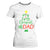 My First Christmas As Dad Family Matching T Shirt For Women TS09 White Print Your Wear