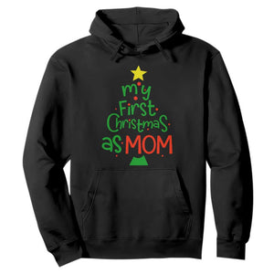 My First Christmas As Mom Family Matching Hoodie TS09 Black Print Your Wear