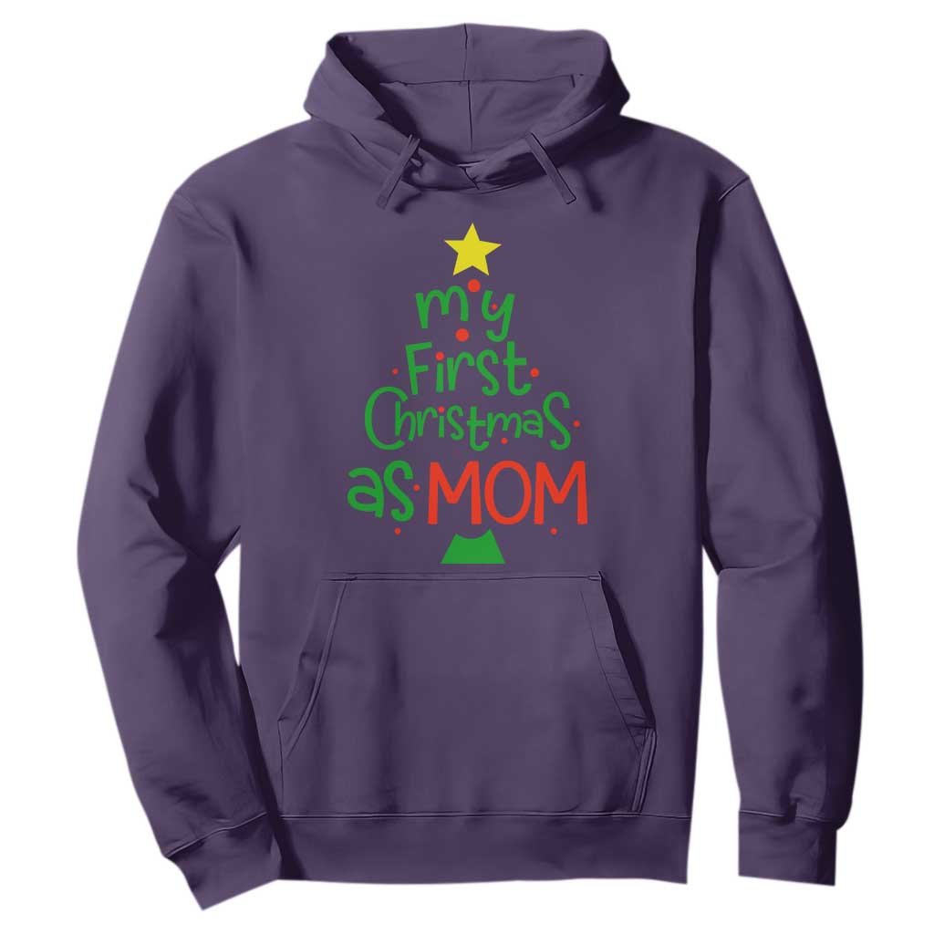 My First Christmas As Mom Family Matching Hoodie TS09 Purple Print Your Wear