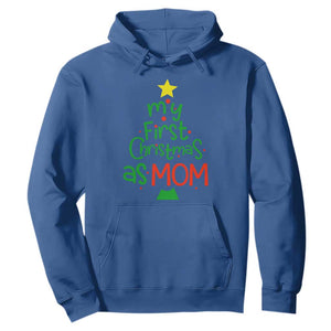 My First Christmas As Mom Family Matching Hoodie TS09 Royal Blue Print Your Wear