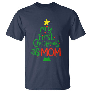 My First Christmas As Mom Family Matching T Shirt TS09 Navy Print Your Wear