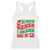 Funny First Christmas Racerback Tank Top Sorry Santa I Drank The Milk TS09 White Print Your Wear