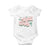 Funny Santa Baby Baby Onesie TS09 White Print Your Wear
