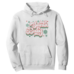 Funny Santa Baby Hoodie TS09 White Print Your Wear