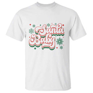 Funny Santa Baby T Shirt TS09 White Print Your Wear