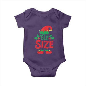 Cute First Christmas ELF Size Baby Onesie TS09 Purple Print Your Wear
