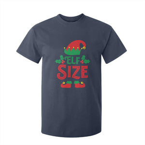 Cute First Christmas ELF Size T Shirt For Kid TS09 Navy Print Your Wear