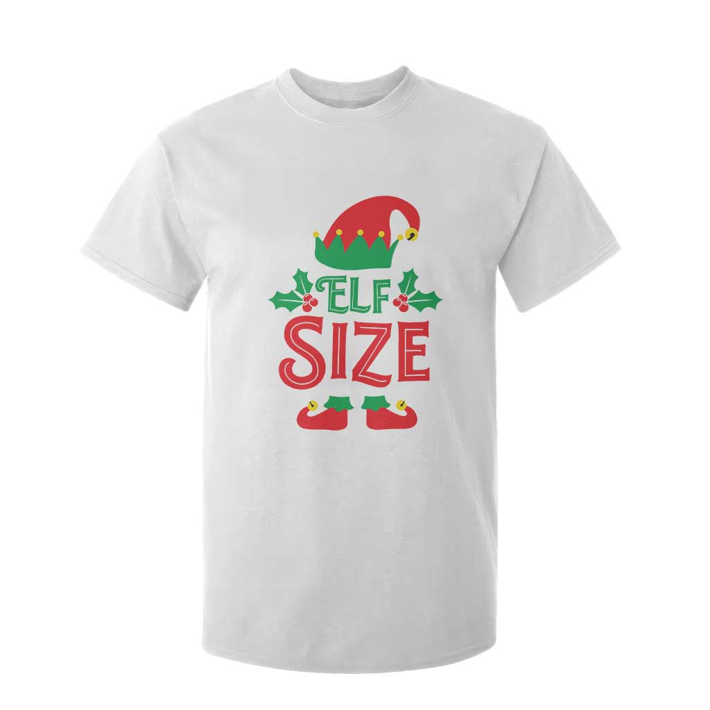 Cute First Christmas ELF Size T Shirt For Kid TS09 White Print Your Wear