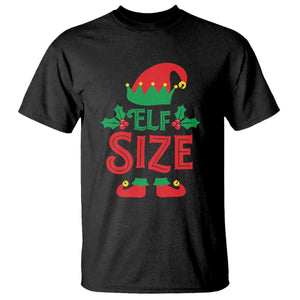 Cute First Christmas ELF Size T Shirt TS09 Black Print Your Wear