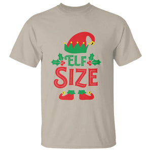 Cute First Christmas ELF Size T Shirt TS09 Sand Print Your Wear