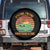 Funny Dumpster Fire Spare Tire Cover It's Fine I'm Fine Everything's Fine Raccoon TS09 No hole Black Print Your Wear
