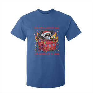 Funny Christmas T Shirt For Kid This Little Light Of Mine Lil Dumpster Fire TS09 Royal Blue Print Your Wear