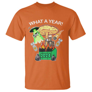 Funny Christmas What A Year Dumpster Fire T Shirt TS09 Orange Print Your Wear