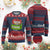 Funny Dumpster Fire Sucked But Yay Christmas 2024 Ugly Christmas Sweater TS09 Burgundy Print Your Wear
