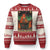 Emotional Dumpster Fire Skeleton Tarot Card Ugly Christmas Sweater TS09 Red Print Your Wear