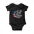 Funny My Son In Law Is My Favorite Child Baby Onesie American Flag Sunflower TS09 Black Print Your Wear
