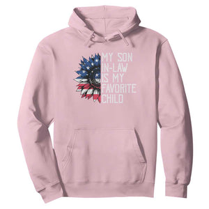 Funny My Son In Law Is My Favorite Child Hoodie American Flag Sunflower TS09 Light Pink Print Your Wear