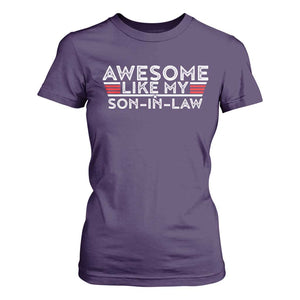 Funny Awesome Like My Son In Law T Shirt For Women TS09 Purple Print Your Wear