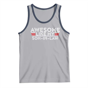 Funny Awesome Like My Son In Law Tank Top TS09 Athletic Heather Navy Print Your Wear