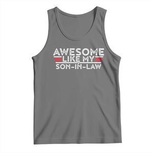 Funny Awesome Like My Son In Law Tank Top TS09 Black Heather Print Your Wear