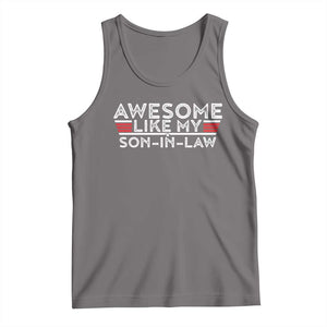 Funny Awesome Like My Son In Law Tank Top TS09 Deep Heather Print Your Wear