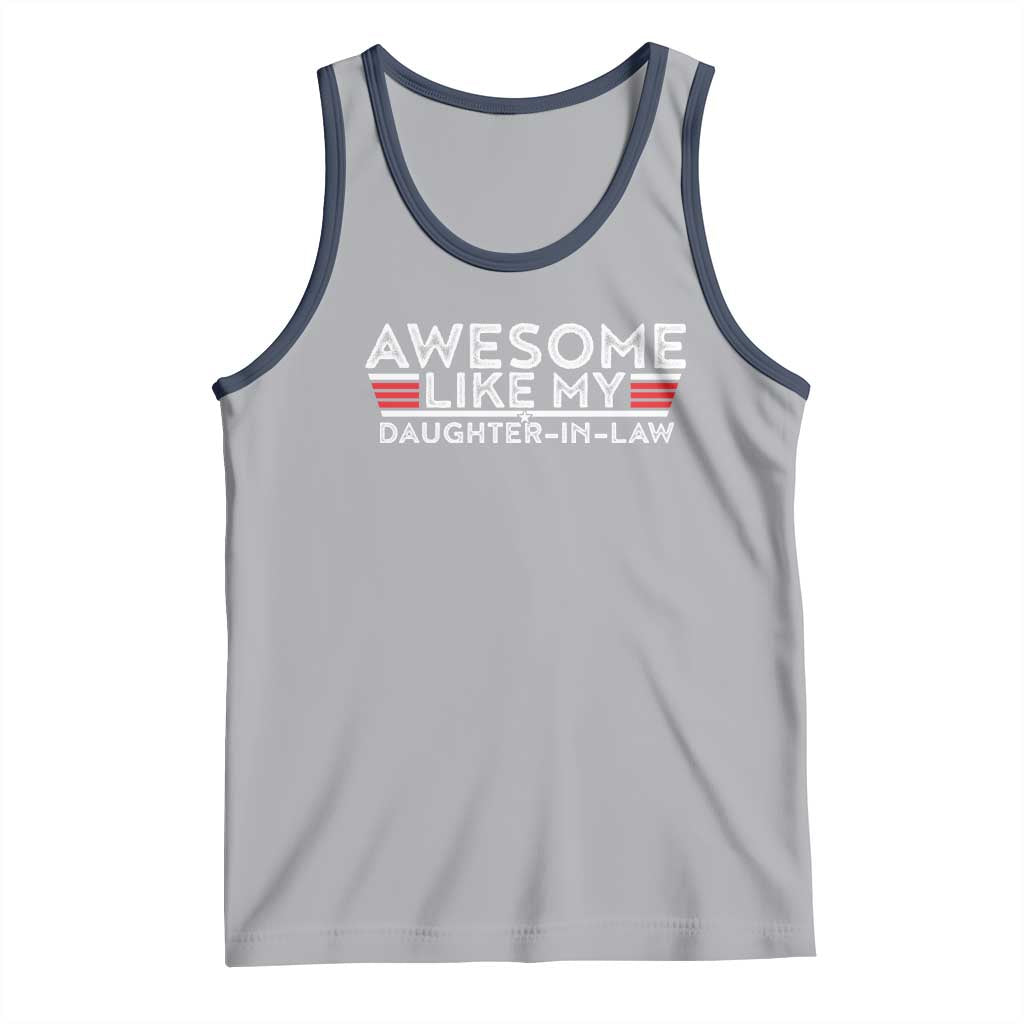 Funny Awesome Like My Daughter In Law Tank Top TS09 Athletic Heather Navy Print Your Wear