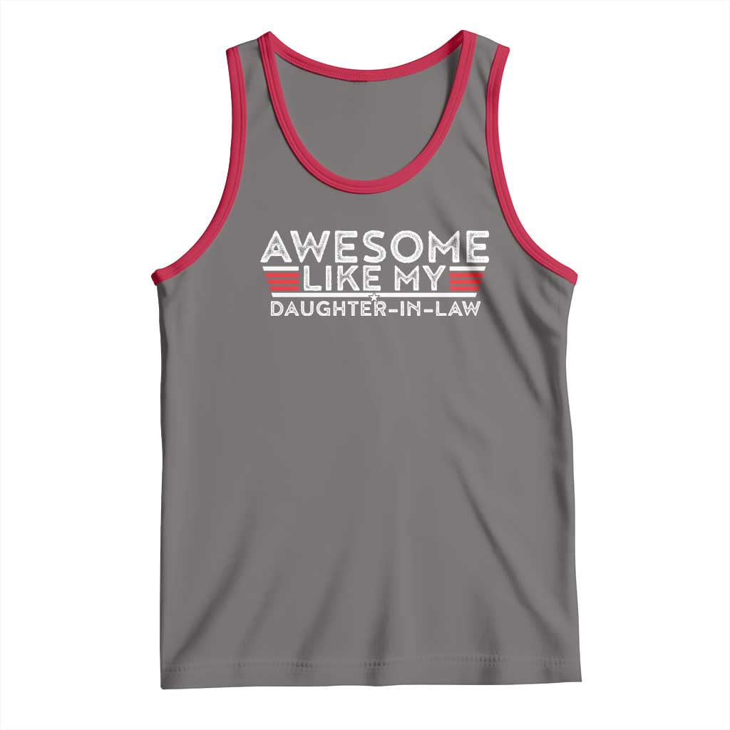 Funny Awesome Like My Daughter In Law Tank Top TS09 Deep Heather Red Print Your Wear