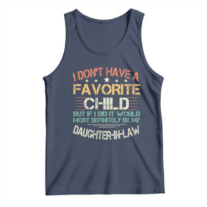 Funny My Favorite Child Most Definitely My Daughter In Law Tank Top TS09 Navy Print Your Wear
