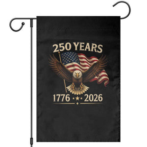 250 Anniversary USA Patriotic Eagle Garden Flag 250th 4th Of July 1776 2026 Flag TS10 Black Print Your Wear