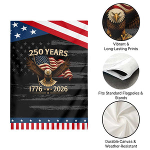 250 Anniversary USA Patriotic Eagle Garden Flag 250th 4th Of July 1776 2026 Flag TS10 Print Your Wear