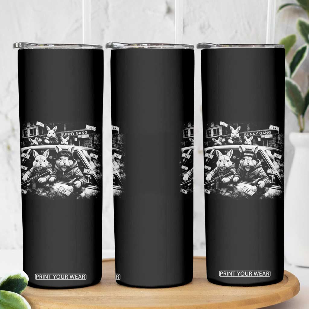 Funny Bunny Gang Skinny Tumbler Vintage Rabbit Meme TS10 Print Your Wear