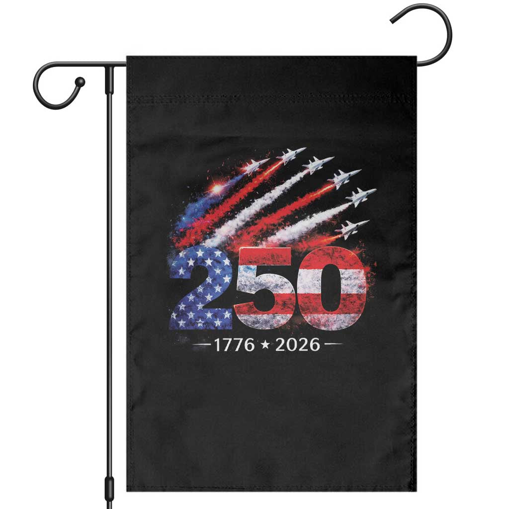 250th Anniversary USA Garden Flag Patriotic 250 Years American 4th July 1776 2026 TS10 Black Print Your Wear
