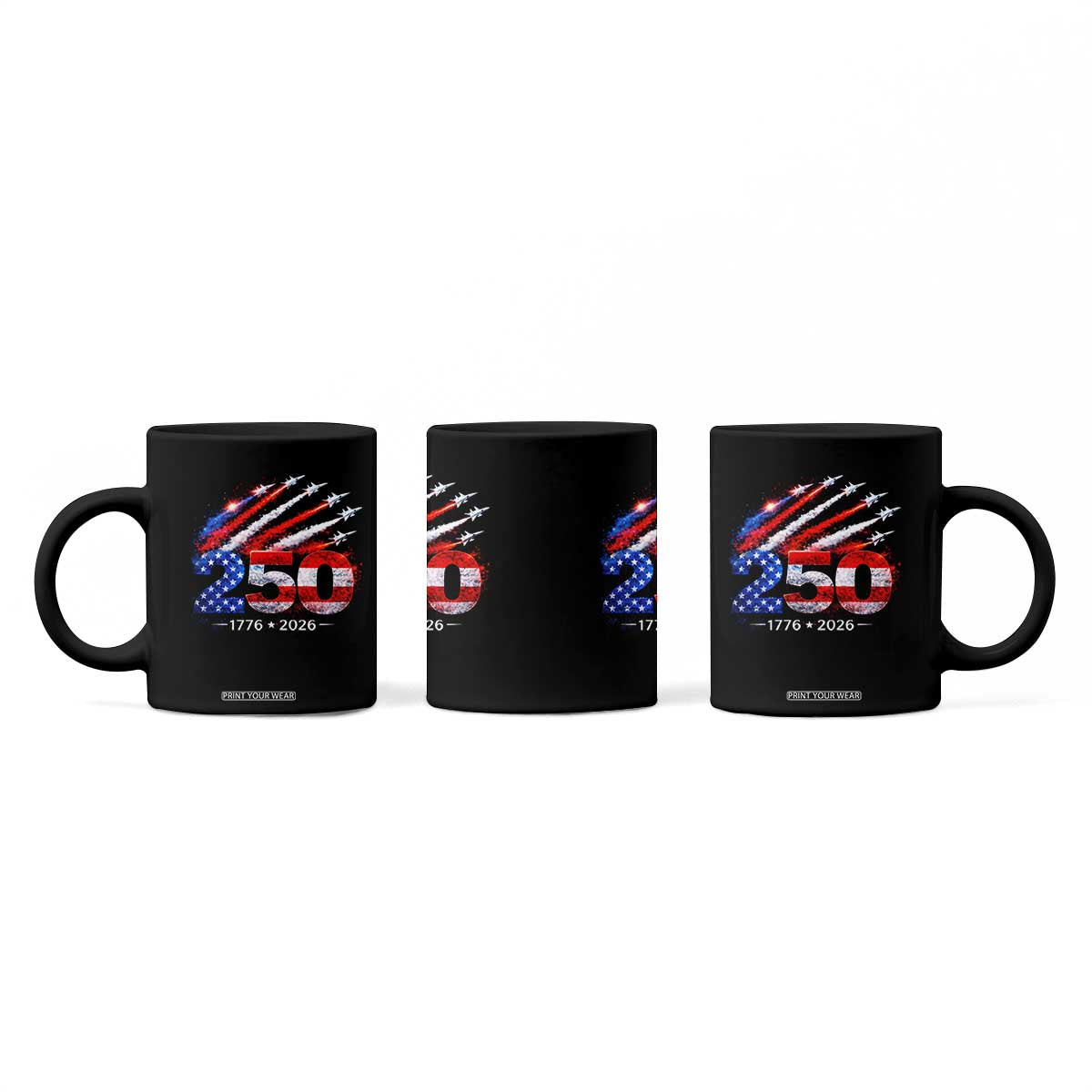 250th Anniversary USA Coffee Mug Patriotic 250 Years American 4th July 1776 2026 TS10 Print Your Wear