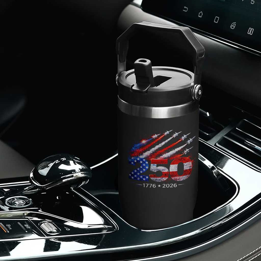250th Anniversary USA Flip Straw Tumbler Patriotic 250 Years American 4th July 1776 2026 TS10 Print Your Wear
