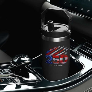 250th Anniversary USA Flip Straw Tumbler Patriotic 250 Years American 4th July 1776 2026 TS10 Print Your Wear