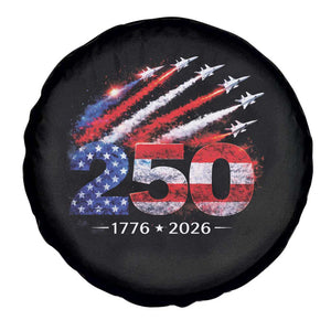 250th Anniversary USA Spare Tire Cover Patriotic 250 Years American 4th July 1776 2026 TS10 Print Your Wear