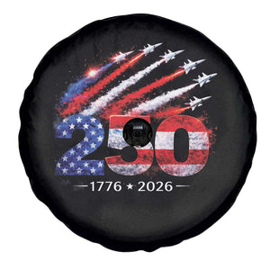 250th Anniversary USA Spare Tire Cover Patriotic 250 Years American 4th July 1776 2026 TS10 Print Your Wear