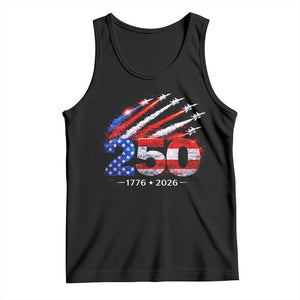 250th Anniversary USA Tank Top Patriotic 250 Years American 4th July 1776 2026 TS10 Black Print Your Wear