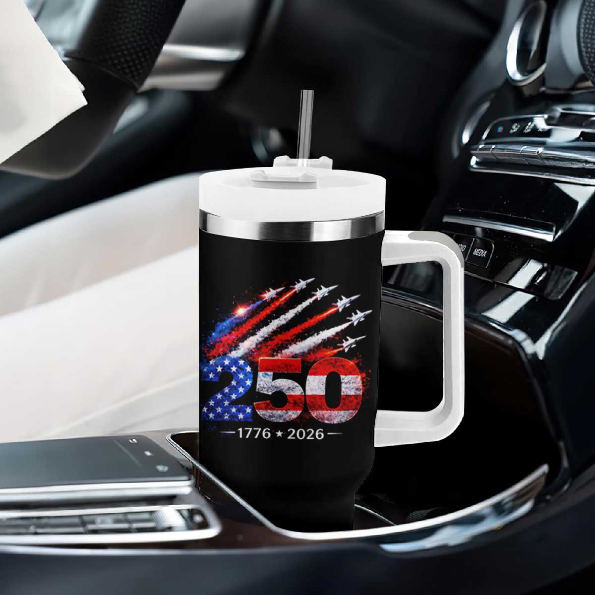 250th Anniversary USA Tumbler With Handle Patriotic 250 Years American 4th July 1776 2026 TS10 Print Your Wear