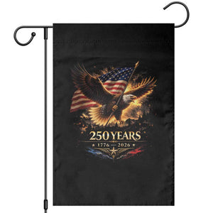 Eagle 250 Anniversary Usa Garden Flag 1776 2026 Patriotic 4th Of July 250 Year American Flag TS10 Black Print Your Wear