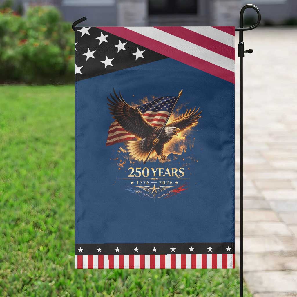 Eagle 250 Anniversary Usa Patriotic Garden Flag 1776 2026 Patriotic 4th Of July 250 Year American Flag TS10 Classic Blue Black Print Your Wear