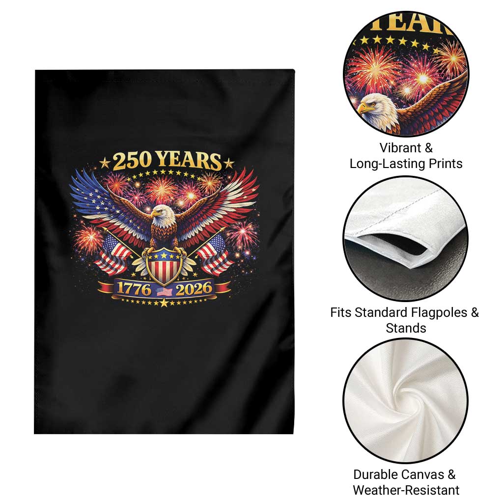 USA 250th Anniversary Eagle Garden Flag 4th July Independence Day Patriotic USA Flag TS10 Print Your Wear