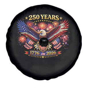 USA 250th Anniversary Eagle Spare Tire Cover 4th July Independence Day Patriotic USA Flag TS10 Print Your Wear