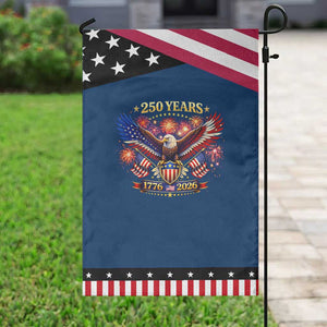USA 250th Anniversary Eagle Garden Flag 4th July Independence Day Patriotic USA Flag TS10 Classic Blue Black Print Your Wear