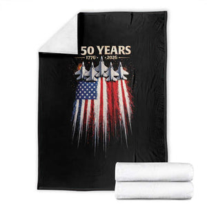 250 Years Anniversary Throw Blanket Usa American Flag 1776 2026 Patriotic Independence Day 4th July TS10 Black Print Your Wear