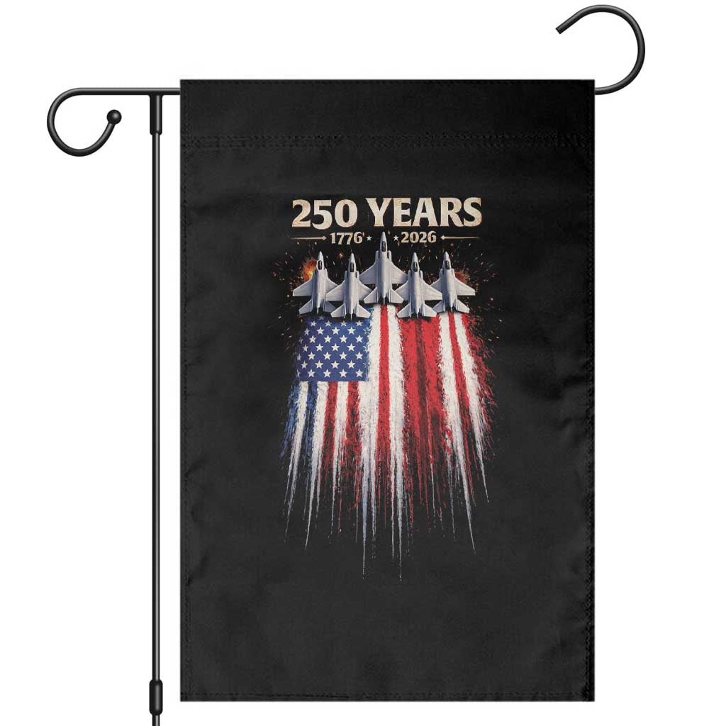 250 Years Anniversary Garden Flag Usa American Flag 1776 2026 Patriotic Independence Day 4th July TS10 Black Print Your Wear