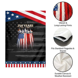 250 Years Anniversary Garden Flag Usa American Flag 1776 2026 Patriotic Independence Day 4th July TS10 Print Your Wear