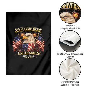 250th Anniversary Garden Flag United States 250 Years Birthday 1776 2026 Eagle USA Flag TS10 Print Your Wear